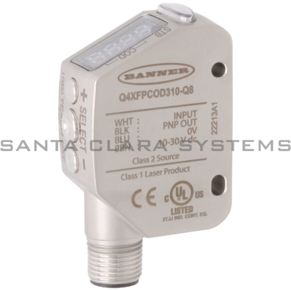 Banner Q4XFPCOD310-Q8-97544 Clear Object Sensor | Q4X Series Product Image