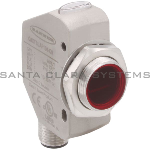 Banner Q4XTBLAF100-Q8-91290 Laser Adjustable Field Sensor | Q4X Series Product Image