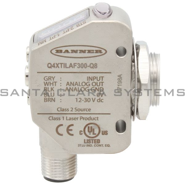 Banner Q4XTILAF300-Q8-94797 Laser Adjustable Field Sensor | Q4X Series Product Image