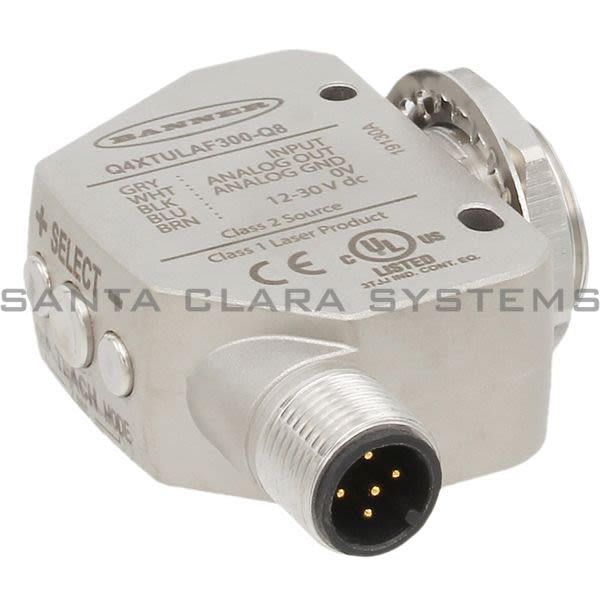 Banner Q4XTULAF300-Q8-94691 Laser Adjustable Field Sensor | Q4X Series Product Image