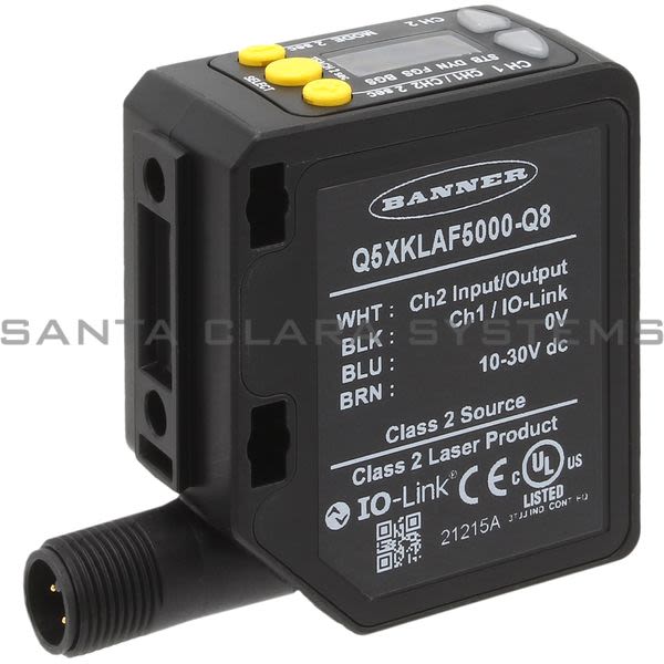Banner Q5XKLAF5000-Q8-807731 Laser Adjustable Field Sensor Product Image