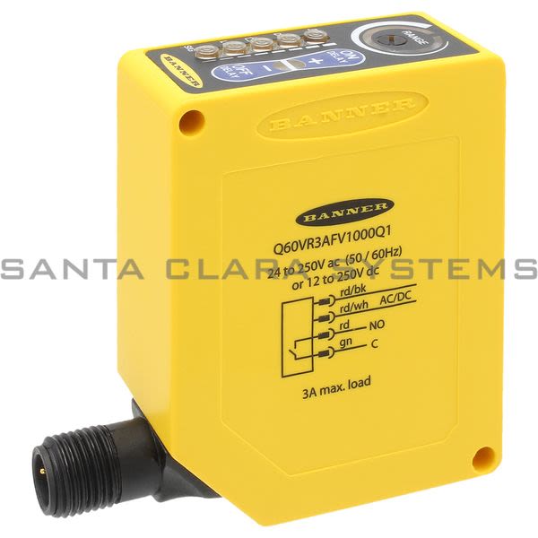 Banner Q60VR3AFV1000Q1-70095 Adjust-Field Sensor | Q60 Series Product Image