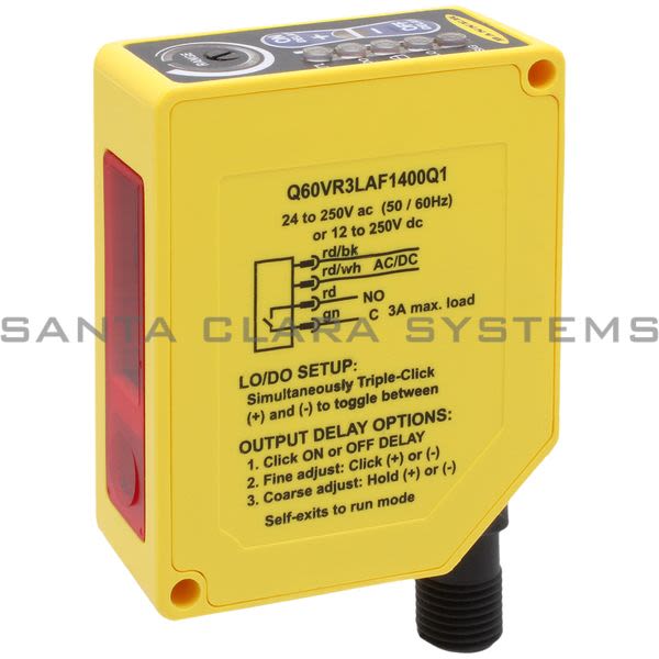Banner Q60VR3LAF1400Q1-71744 Adjust-Field Laser Sensor | Q60 Series Product Image