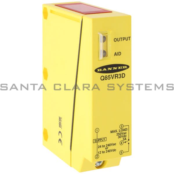 Banner Q85VR3D-31655 Diffuse Sensor | Q85 Series Product Image