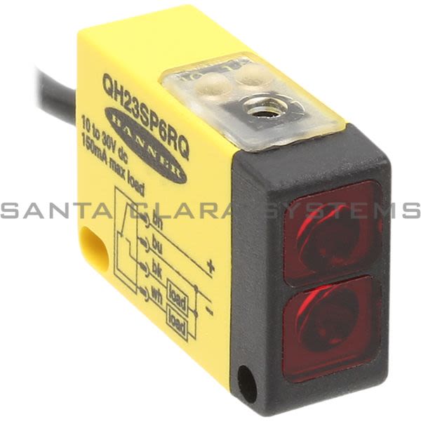 Banner QH23SP6RQ-48817 Opposed Sensor | Receiver | Q23 Series Product Image