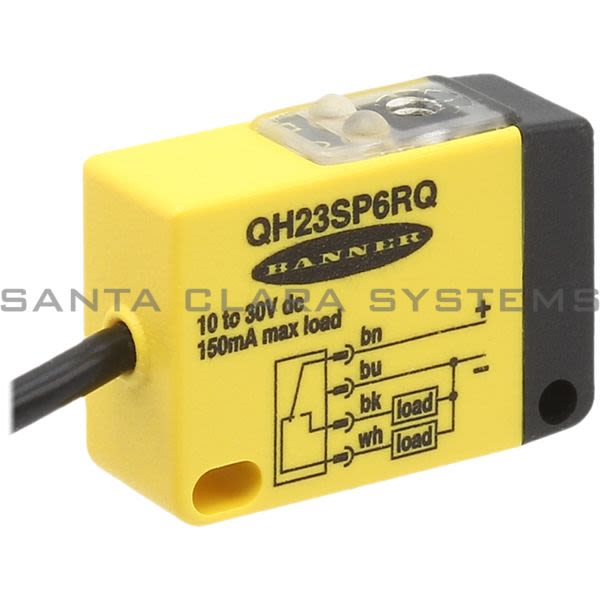 Banner QH23SP6RQ-48817 Opposed Sensor | Receiver | Q23 Series Product Image