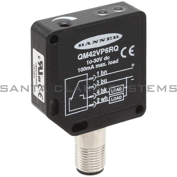 Banner QM42VP6RQ-44335 Opposed Sensor | Receiver | QM42 Series Product Image