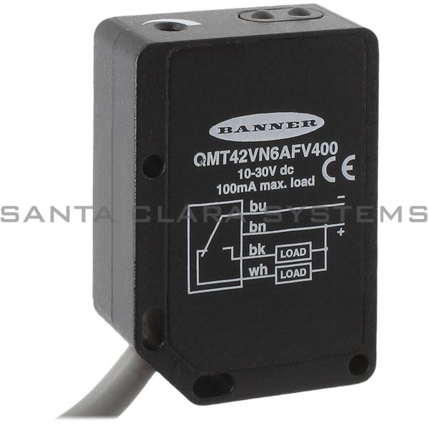 Banner QMT42VN6AFV400-46855 Adjustable Field Sensor | QM42 Series Product Image