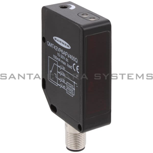 Banner QMT42VP6AFV400Q-46858 Photoelectric Sensor | QM42 Series Product Image
