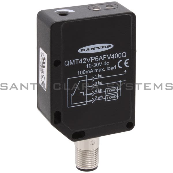 Banner QMT42VP6AFV400Q-46858 Photoelectric Sensor | QM42 Series Product Image