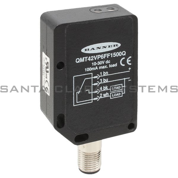 Banner QMT42VP6FF1500Q-57546 Fixed Field Sensor | QMT42 Series Product Image