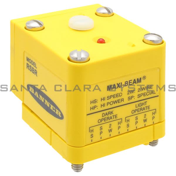 Banner RSBR-25604 Receiver | MAXI-BEAM Product Image