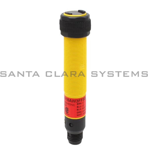 Banner S18AW3FF50Q-30885 Fixed Field Sensor | EZ-BEAM Product Image