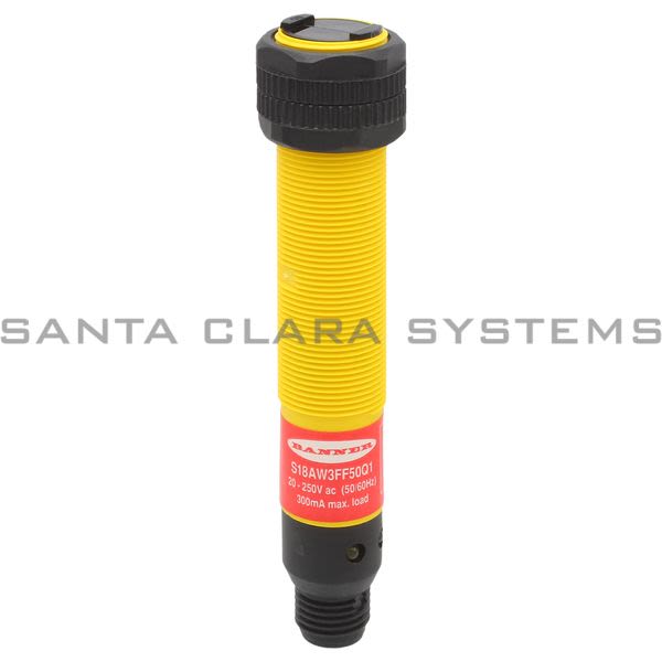 Banner S18AW3FF50Q1-33690 Fixed Field Sensor | EZ-BEAM Product Image