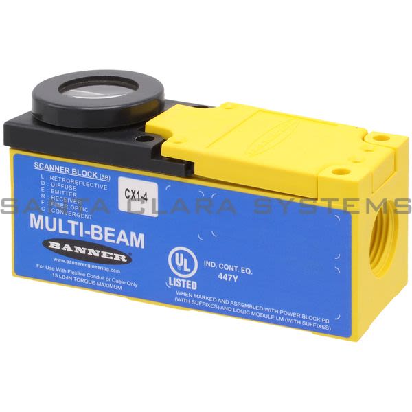 Banner SBCX1-4-18530 Scanner Block | MULTI-BEAM Product Image
