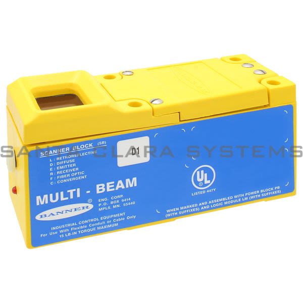 Banner SBD1-17625 Scanner Block | MULTI-BEAM Product Image