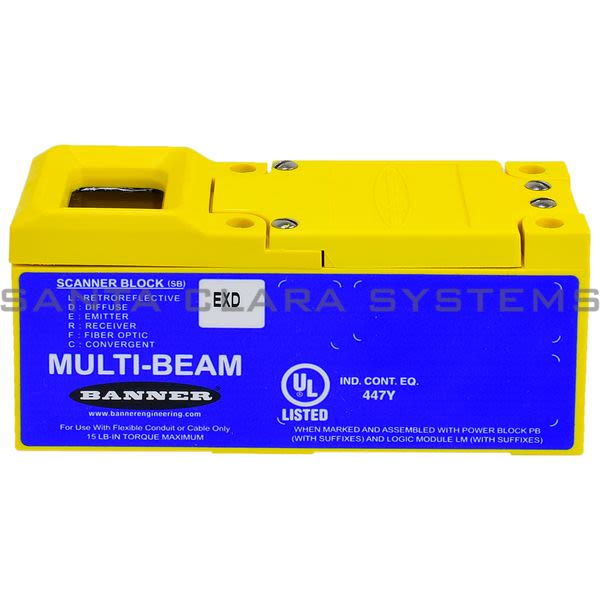 Banner SBEXD-19810 Scanner Block | MULTI-BEAM Product Image