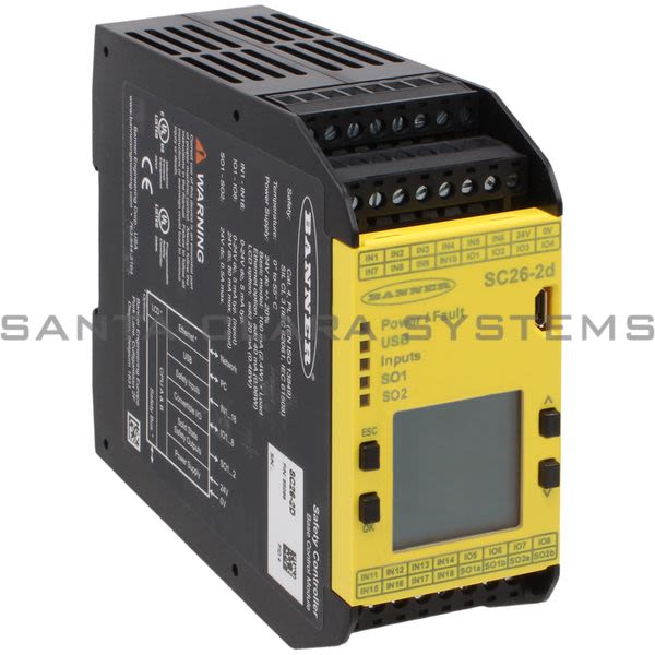 Banner SC26-2D-85066 Safety Controller Product Image