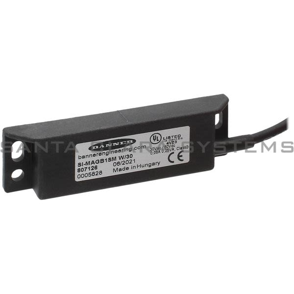 Banner SI-MAGB1SMW-30-807126 Magnetic Safety Switch Product Image
