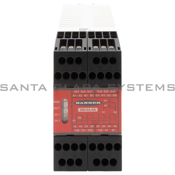 Banner SM-GA-5A-66093 Safety Relay Module Product Image