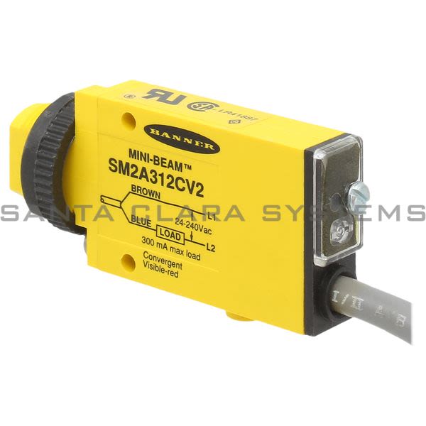 Banner SM2A312CV2-26185 Convergent Sensor | MINI-BEAM Product Image