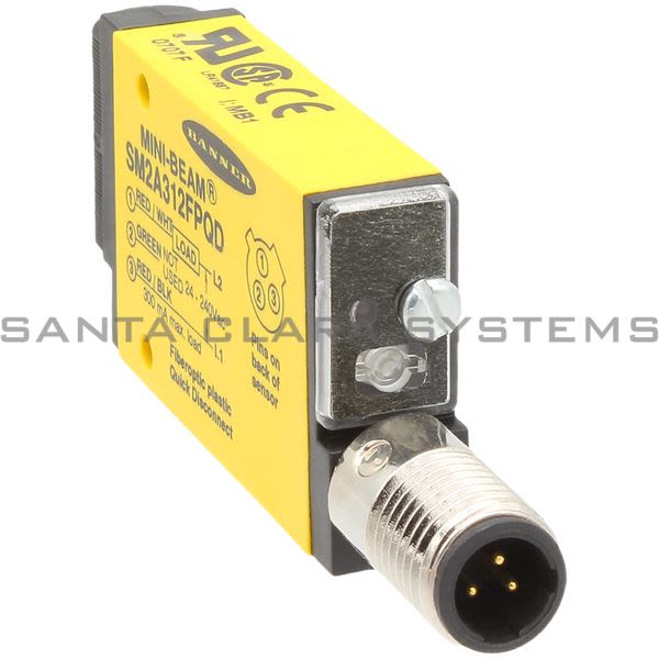 Banner SM2A312FPQD-26844 Photoelectric Sensor | MINI-BEAM Product Image
