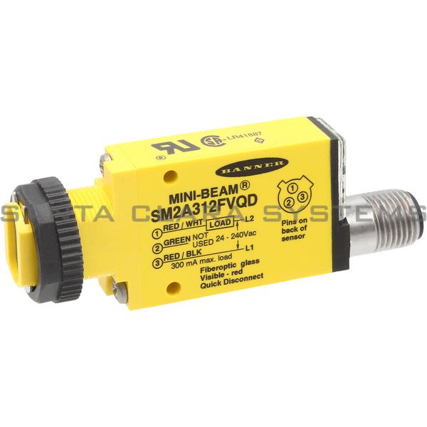 Banner SM2A312FVQD-35549 Glass Fiber Optic | MINI-BEAM Product Image