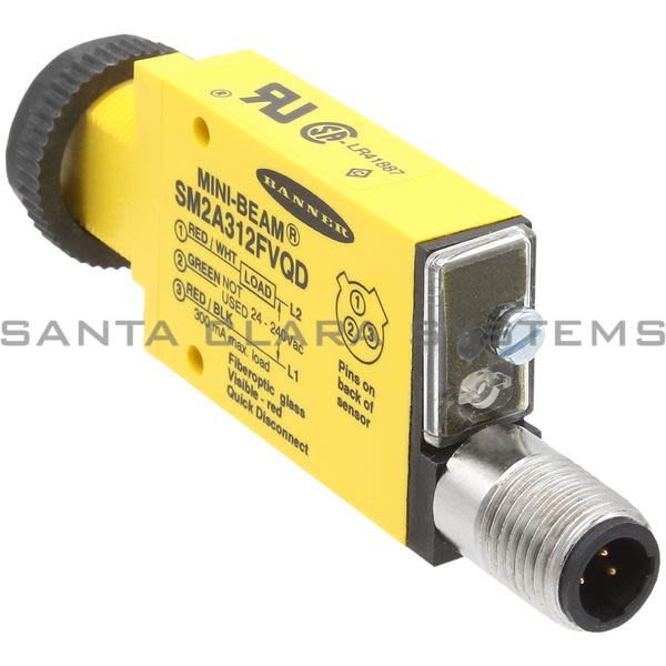 Banner SM2A312FVQD-35549 Glass Fiber Optic | MINI-BEAM Product Image