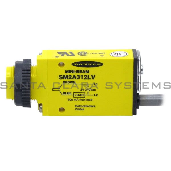 Banner SM2A312LV-25964 Retroreflective Sensor | MINI-BEAM Product Image