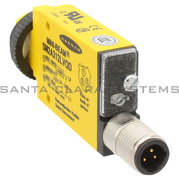 Banner SM2A312LVQD-26845 Retroreflective Sensor | MINI-BEAM Product Image