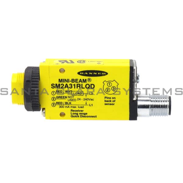 Banner SM2A31RLQD-26991 Opposed Sensor | Receiver | MINI-BEAM Product Image