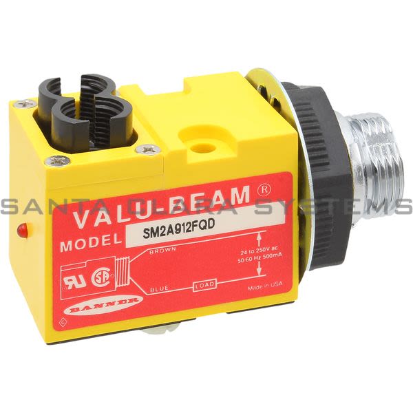 Banner SM2A912FQD-26574 Glass Fiber Optic | VALU-BEAM Product Image