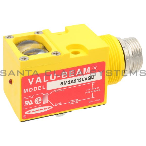 Banner SM2A912LVQD-26577 Retroreflective Sensor | VALU-BEAM Product Image