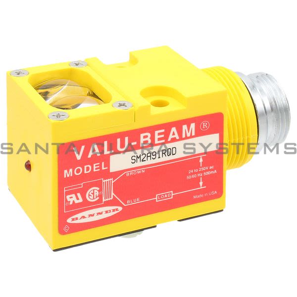 Banner SM2A91RQD-26648 Sensor | Receiver | VALU-BEAM Product Image