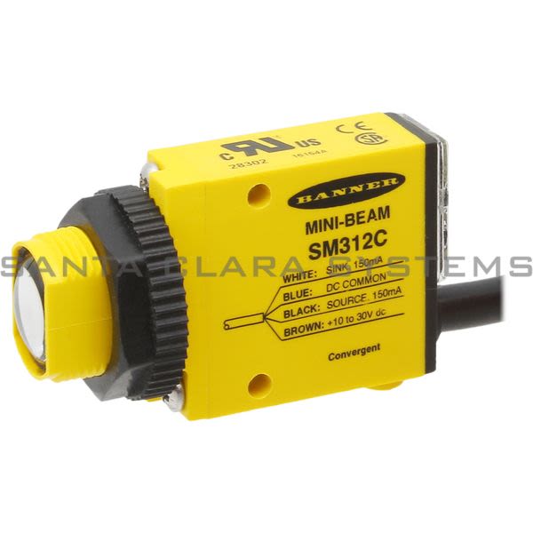 Banner SM312C-28302 Convergent Sensor | MINI-BEAM Product Image