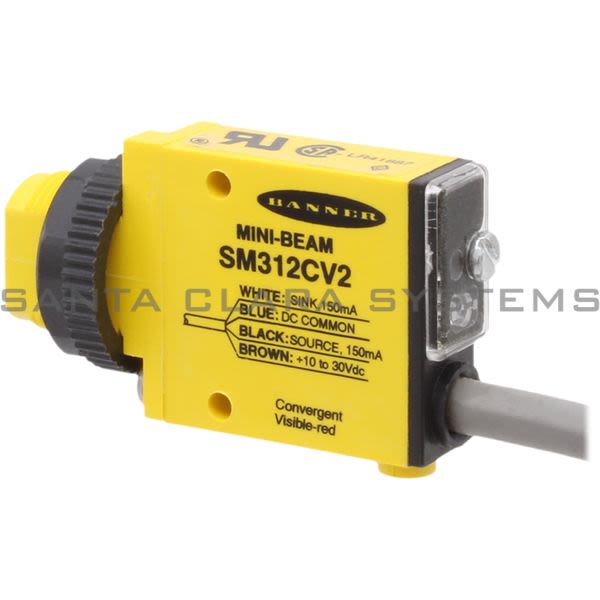Banner SM312CV2-26159 Convergent Sensor | MINI-BEAM Product Image
