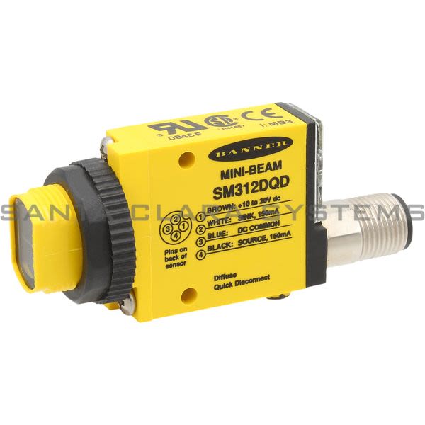 Banner SM312DQD-26834 Diffuse Sensor | MINI-BEAM Product Image