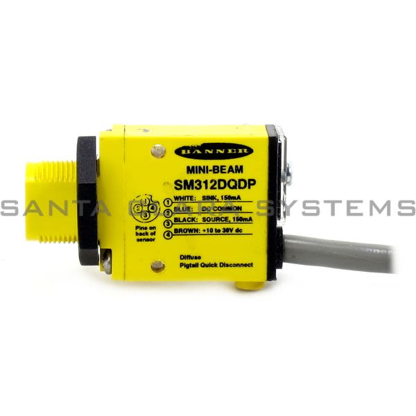 Banner SM312DQDP-29539 Diffuse Sensor | MINI-BEAM Product Image