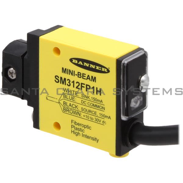 Banner SM312FP1H-60906 Plastic Fiber Optic | MINI-BEAM Product Image