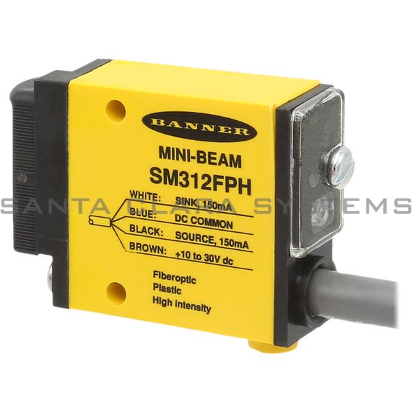 Banner SM312FPH-26986 Plastic Fiber Optic | MINI-BEAM Product Image