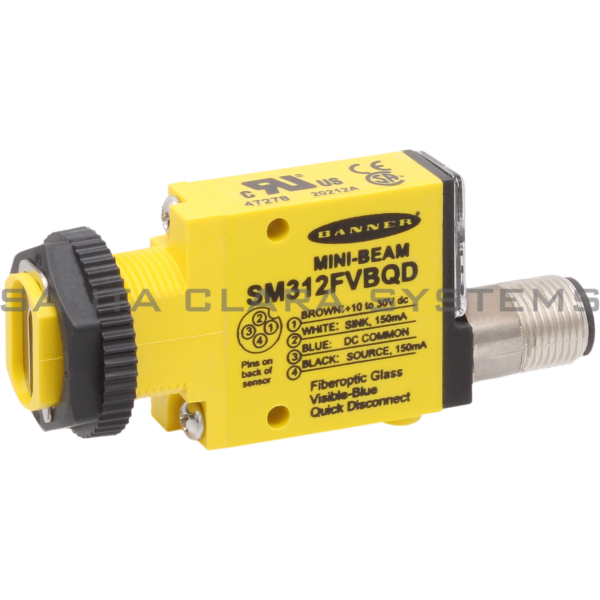 Banner SM312FVBQD-47278 Glass Fiber Optic Product Image