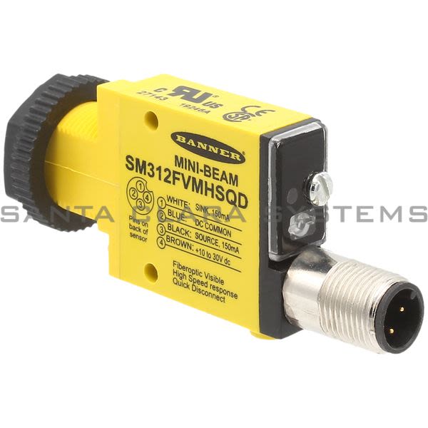 Banner SM312FVMHSQD-27143 Glass Fiber Optic Product Image