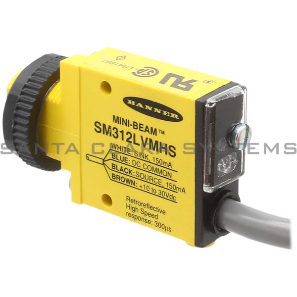 Banner SM312LVMHS-26200 Retroreflective Sensor | MINI-BEAM Product Image