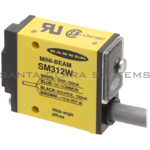 Banner SM312WW-30-26417 Diffuse Sensor Product Image