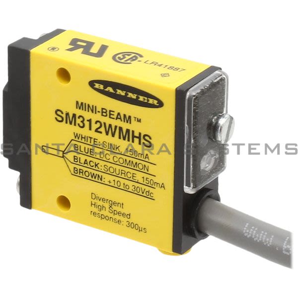 Banner SM312WMHS-27079 Diffuse Sensor Product Image