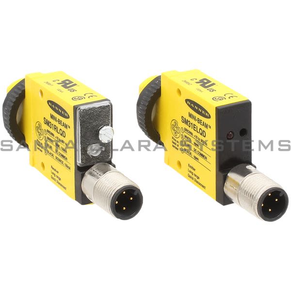 Banner SM31RLEQD-37123 Opposed Sensor | MINI-BEAM: Emitter & Receiver Kit Product Image