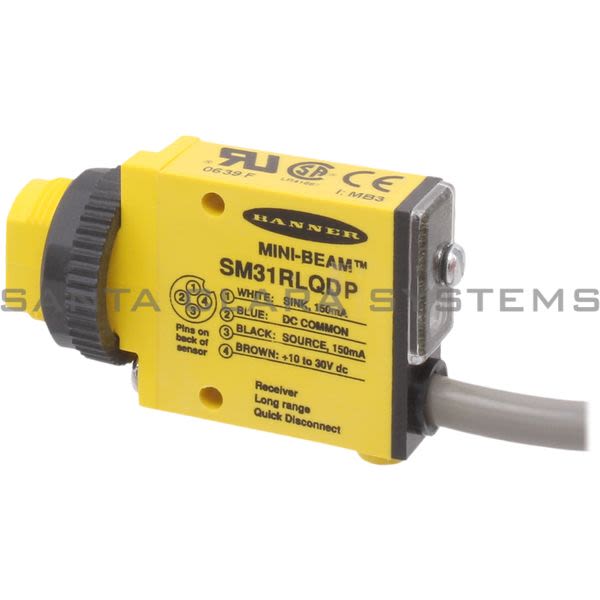 Banner SM31RLQDP-29536 Opposed Sensor | Reciever | MINI-BEAM Product Image