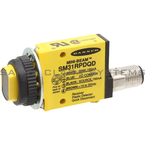 Banner SM31RPDQD-26890 Opposed Sensor | Reciever | MINI-BEAM Product Image