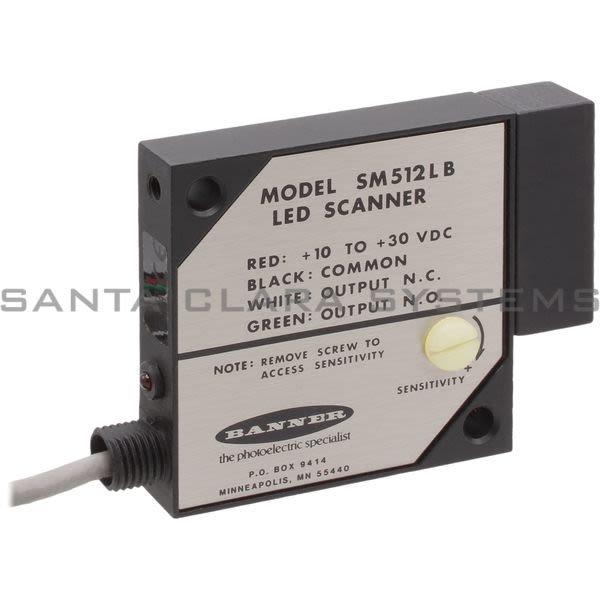 Banner SM512LB-18589 Sensor | LED Scanner SM512 Series Product Image