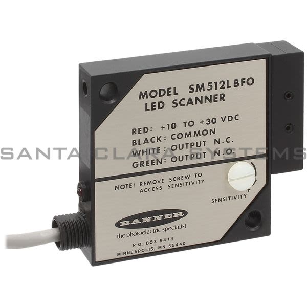Banner SM512LBFO-17578 Sensor Product Image